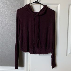 Cropped Brandy Melville hoodie